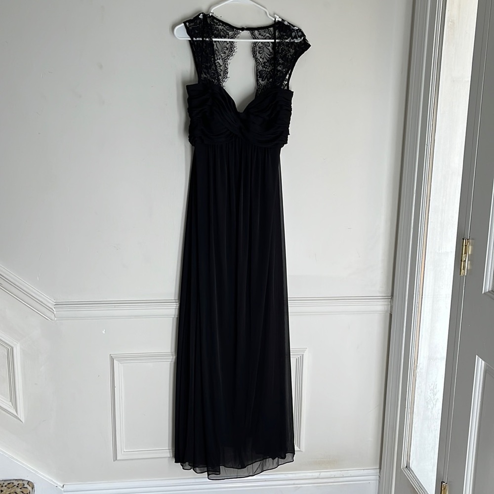 Maternity black formal dress